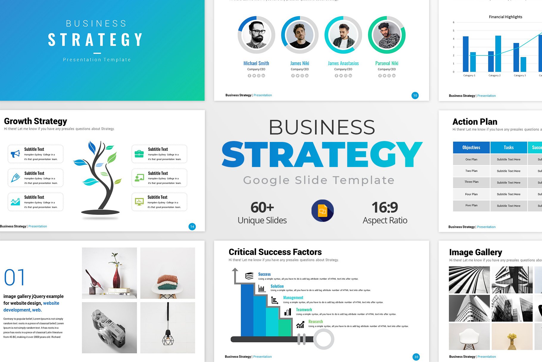 business development strategy presentation template