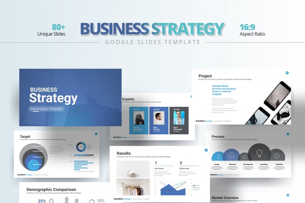 Business Strategy Google Slides Template - Design Cuts