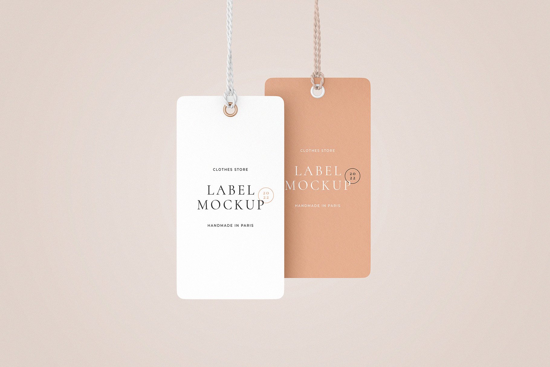 Label Tag Mockup Scenes - Design Cuts