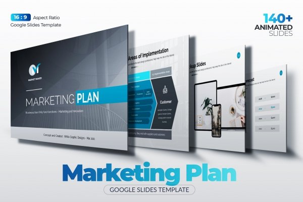 Marketing Plan Google Slides - Design Cuts