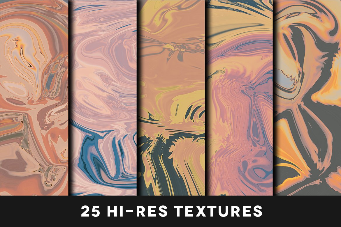 20 Liquid Plastic Background Textures - Design Cuts