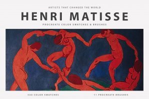 Henri Matisse Procreate Brushes & Color Swatches