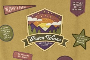 The Patch Works - Fabric Badge Maker - Affinity