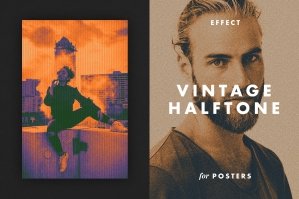 Vintage Halftone Effect For Posters