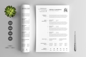 Clean 2 Page Resume - Cv