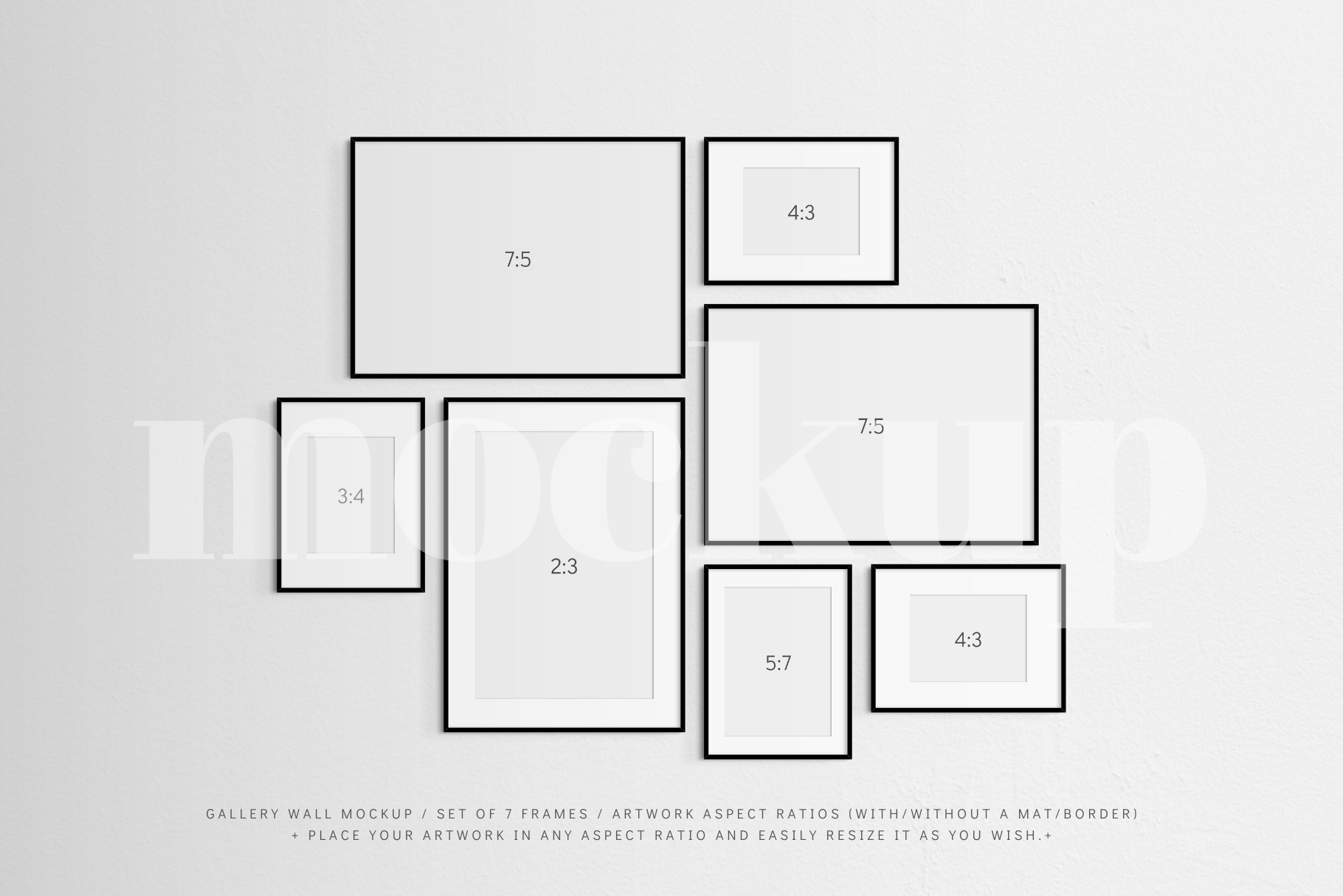 Gallery Wall Frame Mockup 