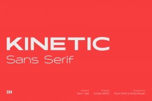 Kinetic Typeface