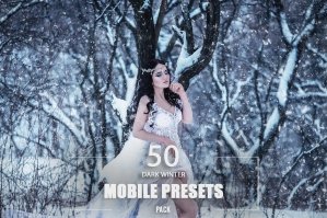 50 Dark Winter Mobile Presets Pack