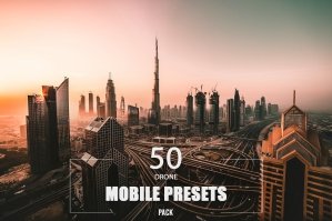 50 Drone Mobile Presets Pack