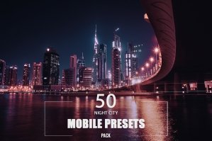 50 Night City Mobile Presets Pack