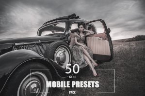 50 Noir Mobile Presets Pack