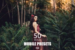 50 Wildlife Mobile Presets Pack