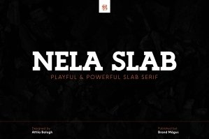 Nela Slab - Playful & Powerful Slab Serif