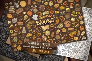 Baking Objects & Symbols Set