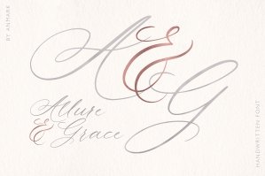 Allure & Grace - Calligraphy Font