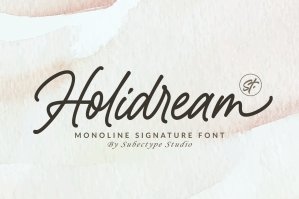 Holidream Monoline Signature