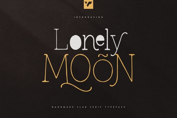 Lonely Moon Handwritten Typeface - Design Cuts