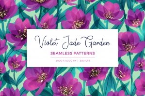 Violet Jade Garden Pattern