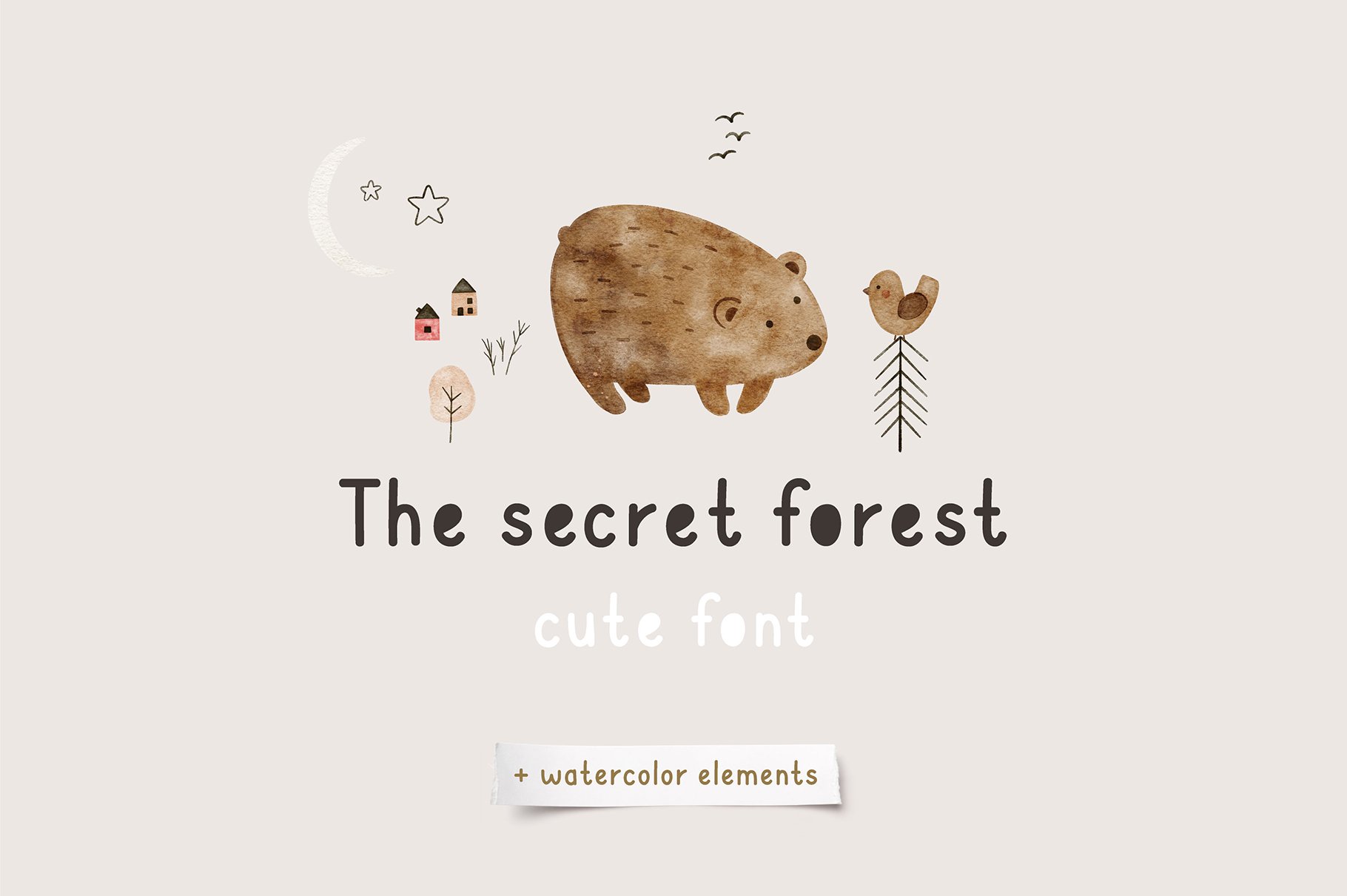Secret Forest - Cute Font
