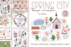 Spring And Easter Map Creator
