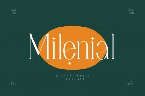 Milenial Serif Typeface