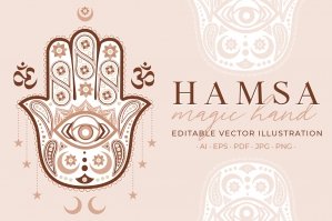 Hamsa Vector Illustration
