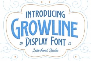 Growline - Display Font