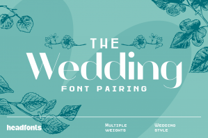 Wedding Font Pairing II