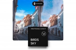 Birds Sky Replacement Pack For Photoshop 2021 And Late