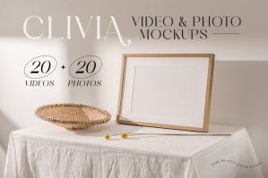 Clivia - Video & Photo Mockup Bundle