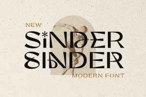 Sinder - Modern Font