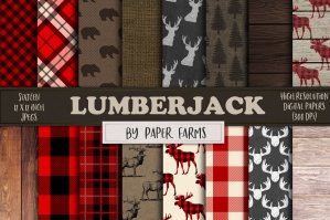 Lumberjack Digital Paper 2