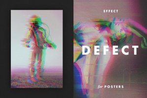 Defect Photo Effect For Posters