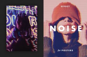 Digital Noise Effect For Posters