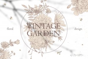 Vintage Garden - Floral Fine Art Collection