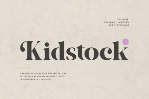 Kidstock Typeface