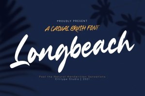Longbeach - Casual Brush Font