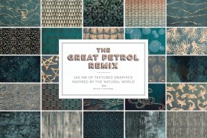 The Great Petrol Remix: Graphic Backgrounds & Clipart Bundle