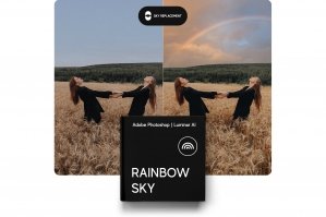Rainbow Sky Replacement Pack For Photoshop 2021 And Late