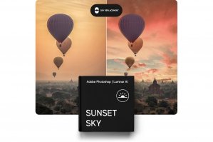 Sunset Sky Replacement Pack For Photoshop 2021 And Late