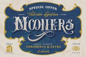 Mooners - Victorian Typeface