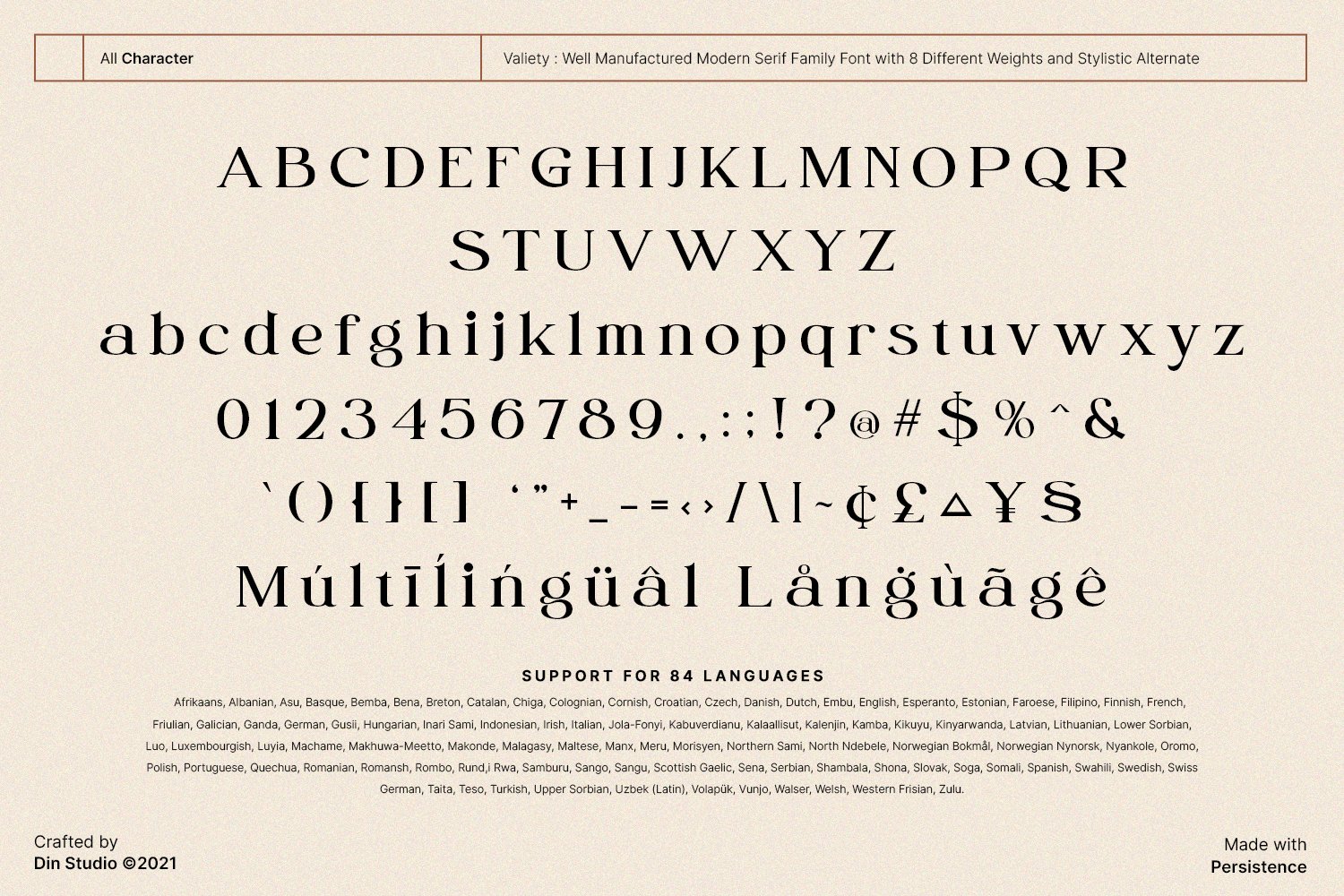 Metallum - Serif font Family