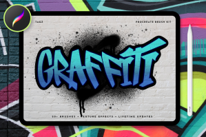 Tagz: Procreate Graffiti Brush Kit