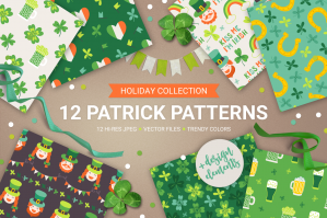 12 Patrick Seamless Patterns