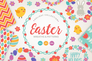 Easter Wreaths And Patterns