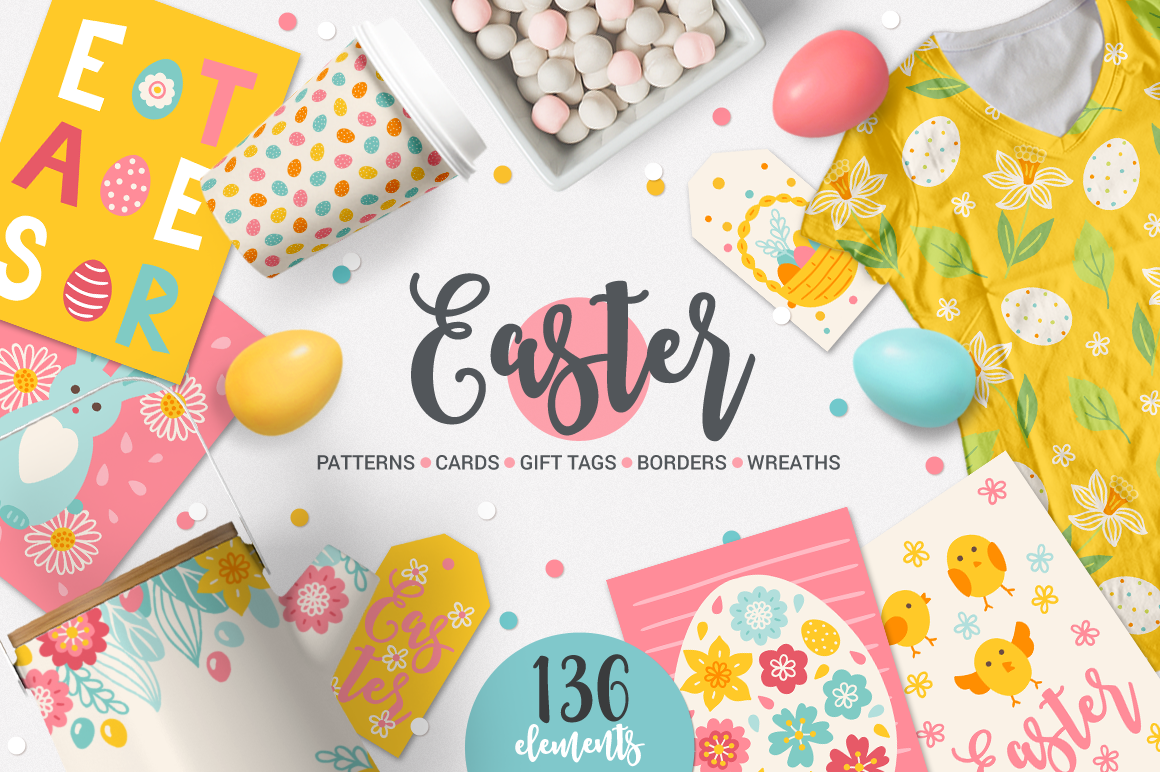 Easter Kit - Patterns Cards Gift Tags