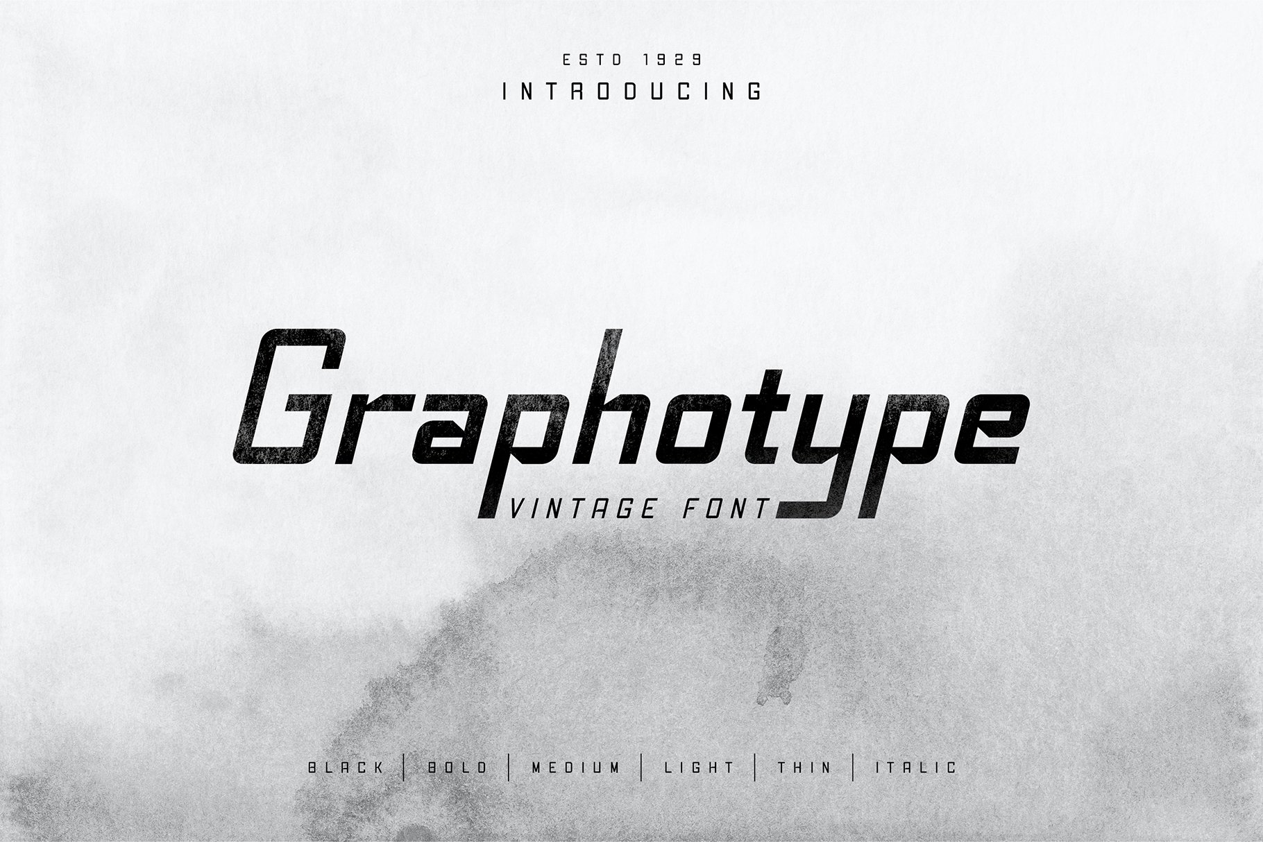 Graphotype Vintage Font - Design Cuts