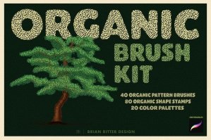 Organic Brush Kit For Procreate
