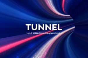 Light Speed Tunnel Backgrounds