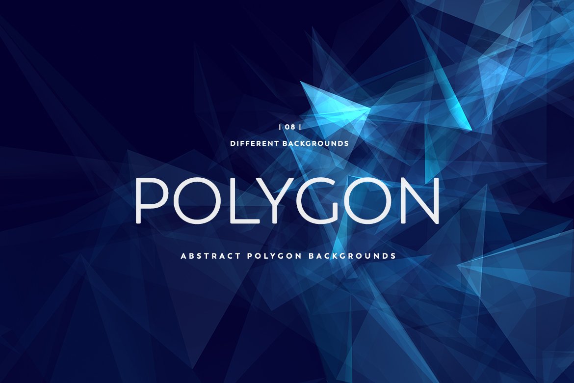 Abstract Polygon Backgrounds - Design Cuts